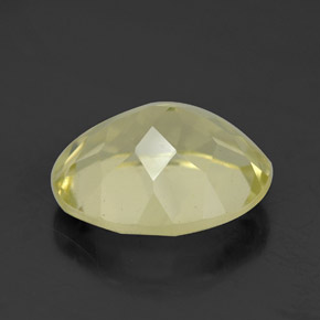 3.31캐럿 천연 레몬 쿼츠, 타원형 컷, 11.1×9.1 mm, VVS-VS