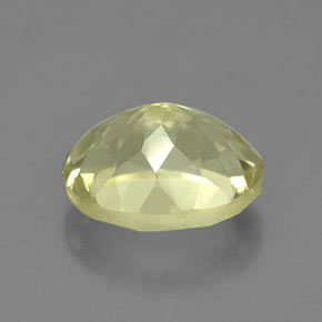 3.91캐럿 천연 레몬 쿼츠, 타원형 컷, 11.3×9.2 mm, VVS