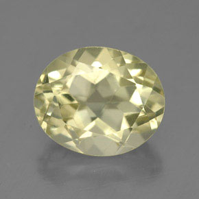 4.22캐럿 천연 레몬 쿼츠, 타원형 컷, 11.3×9.4 mm, VVS