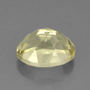 4.22캐럿 천연 레몬 쿼츠, 타원형 컷, 11.3×9.4 mm, VVS
