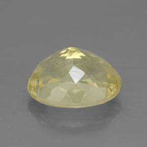 4.25캐럿 천연 레몬 쿼츠, 타원형 컷, 11.9×9.3 mm, VVS-VS