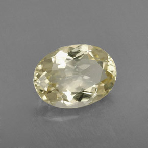 1.95캐럿 천연 레몬 쿼츠, 타원형 컷, 10.1×7.5 mm, VS