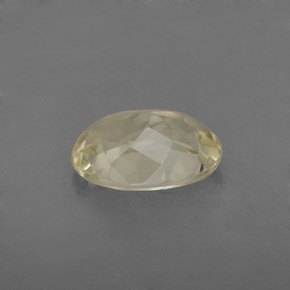 1.69캐럿 천연 레몬 쿼츠, 타원형 컷, 9.4×6.9 mm, VVS