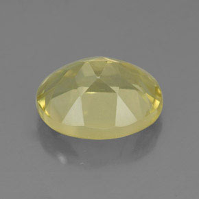 3.43캐럿 천연 레몬 쿼츠, 타원형 컷, 11×8.8 mm, VVS-VS