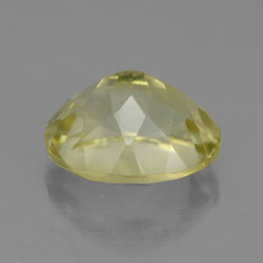 3.59캐럿 천연 레몬 쿼츠, 타원형 컷, 10.8×9.1 mm, VVS-VS