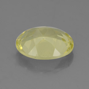 3.08캐럿 천연 레몬 쿼츠, 타원형 컷, 11×9.1 mm, VS