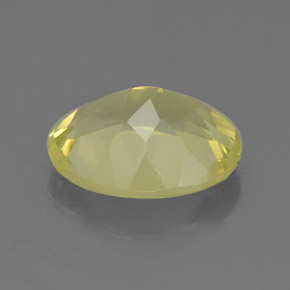 3.10캐럿 천연 레몬 쿼츠, 타원형 컷, 11.2×9.2 mm, VVS-VS