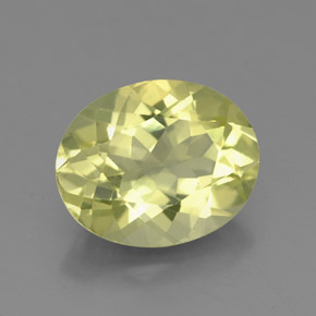 2.99캐럿 천연 레몬 쿼츠, 타원형 컷, 11×8.8 mm, VS