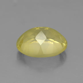 3.51캐럿 천연 레몬 쿼츠, 타원형 컷, 11×9.1 mm, VS
