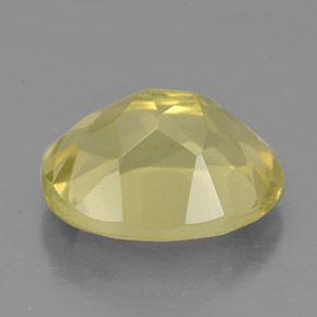 3.62캐럿 천연 레몬 쿼츠, 타원형 컷, 11.2×9.1 mm, VS