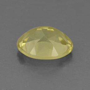 2.87캐럿 천연 레몬 쿼츠, 타원형 컷, 10.7×8.7 mm, VS