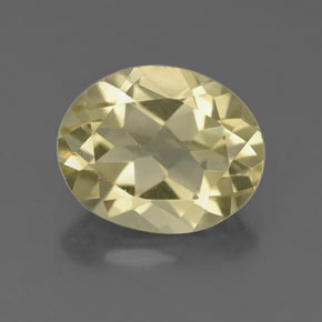 2.96캐럿 천연 레몬 쿼츠, 타원형 컷, 10.9×8.8 mm, VVS-VS