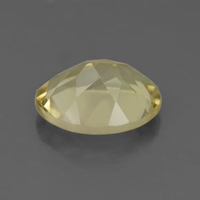 2.96캐럿 천연 레몬 쿼츠, 타원형 컷, 10.9×8.8 mm, VVS-VS