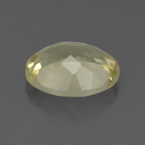3.28캐럿 천연 레몬 쿼츠, 타원형 컷, 11.2×9.2 mm, VS