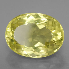 9.74캐럿 천연 레몬 쿼츠, 타원형 컷, 15.9×12 mm, VVS-VS