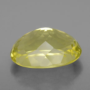 9.74캐럿 천연 레몬 쿼츠, 타원형 컷, 15.9×12 mm, VVS-VS