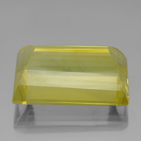51.63캐럿 천연 레몬 쿼츠, 바게트, 28.1×19.6 mm, VVS-VS