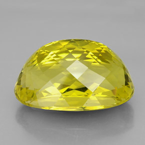 101.50캐럿 천연 레몬 쿼츠, 타원형 컷, 34.6×23.2 mm, VVS