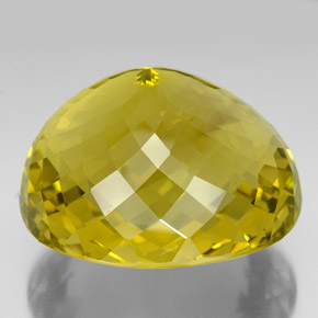 347.80캐럿 천연 레몬 쿼츠, 타원형 컷, 45.9×40.8 mm, VVS