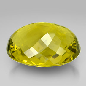 223.35캐럿 천연 레몬 쿼츠, 타원형 컷, 42.6×34.8 mm, VVS
