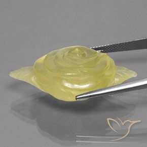 42.99캐럿 천연 연노랑 석영, 팬시한, 투명/반투명