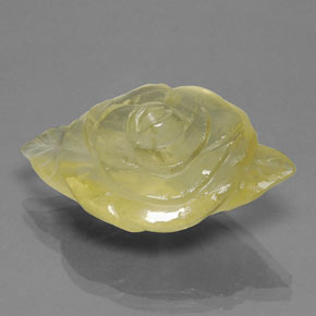 28.30캐럿 천연 레몬 쿼츠, 투명한, 30.2×19.7 mm, 투명/반투명