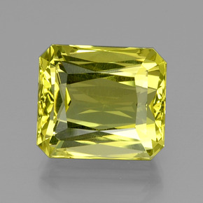 20.62캐럿 천연 레몬 쿼츠, 에메랄드 컷, 16.8×14.8 mm, VVS