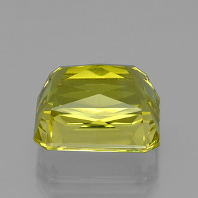 20.62캐럿 천연 레몬 쿼츠, 에메랄드 컷, 16.8×14.8 mm, VVS