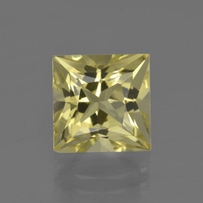 3.82캐럿 천연 레몬 쿼츠, 스퀘어, 9.1×9.1 mm, VVS
