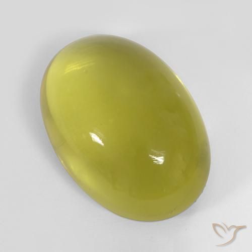 42.25ct 자연스러운 범블비 옐로우 석영, 타원형, 투명한