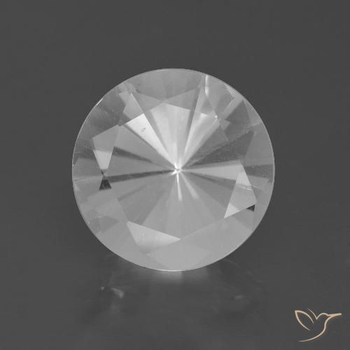 5.17ct 자연스러운 하얀색 석영, 둥근, VVS