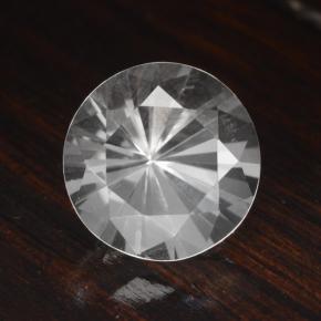 4.71캐럿 천연 따뜻한 화이트 쿼츠, 라운드 컷, 10.98 mm, VVS