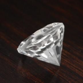 4.71캐럿 천연 따뜻한 화이트 쿼츠, 라운드 컷, 10.98 mm, VVS