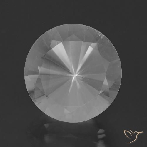 7.05ct 자연스러운 하얀색 석영, 둥근, VVS