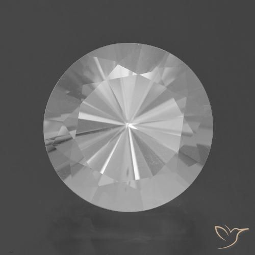 6.89ct 자연스러운 하얀색 석영, 둥근, VVS