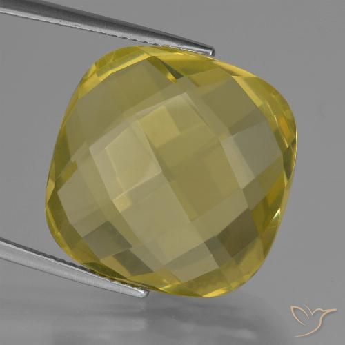 27.80ct 자연스러운 미디엄 라이트 옐로우 석영, 방석, VVS-VS