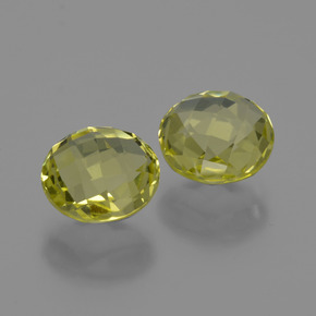 캐럿 천연 레몬 쿼츠 보석, 라운드 컷, 8.21 mm, VVS