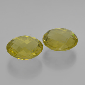 캐럿 천연 레몬 쿼츠 보석, 라운드 컷, 11.96 mm, VVS-VS