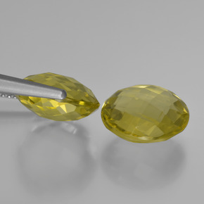 캐럿 천연 레몬 쿼츠 보석, 라운드 컷, 11.96 mm, VVS-VS
