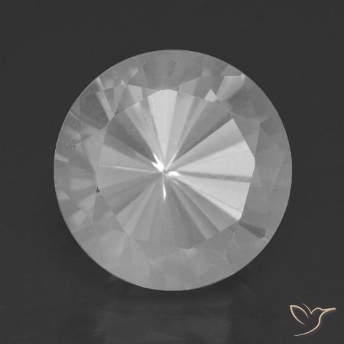 8.79ct 자연스러운 하얀색 석영, 둥근, VVS-VS