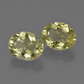 7.11캐럿 천연 레몬 쿼츠 보석, 타원형 컷, 11.1×8.9 mm, VS