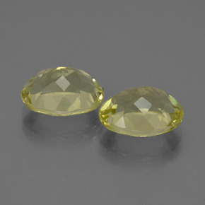 7.11캐럿 천연 레몬 쿼츠 보석, 타원형 컷, 11.1×8.9 mm, VS