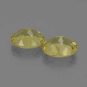 6.20캐럿 천연 레몬 쿼츠 보석, 타원형 컷, 10.8×8.9 mm, VS