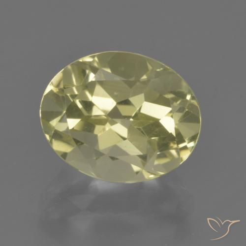 3.68ct 자연스러운 라구나 옐로우 석영, 타원형, VVS-VS