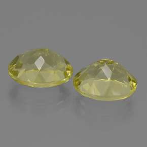 7.36캐럿 천연 레몬 쿼츠 보석, 타원형 컷, 11×9.1 mm, VVS-VS