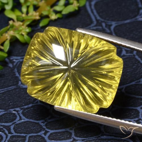 19.54ct 자연스러운 갈황색 석영, 팬시한, 투명한