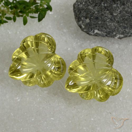 20.42ctw 자연스러운 Pineapple yellow 석영, 팬시한, 투명한