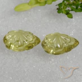 9.50캐럿 천연 옅은 노랑 석영 보석, 팬시한, 투명한