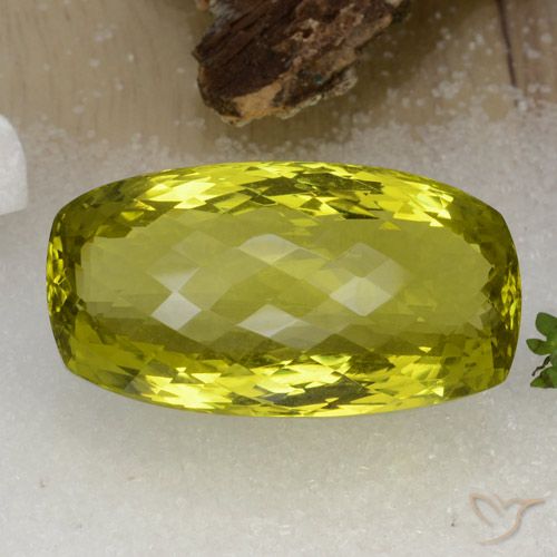 94.59ct 자연스러운 강렬한 노란색 석영, 팬시한, VVS