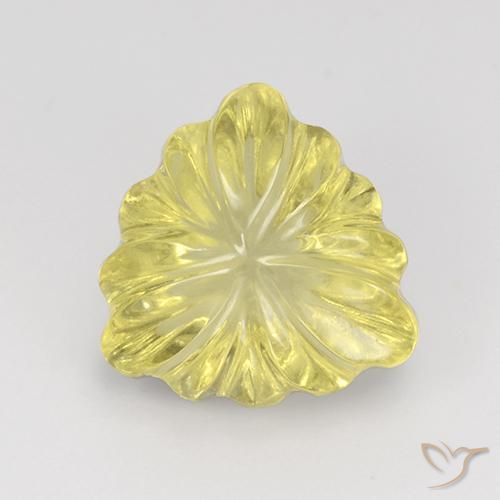 5.66ct 자연스러운 라구나 옐로우 석영, 일조, 투명한